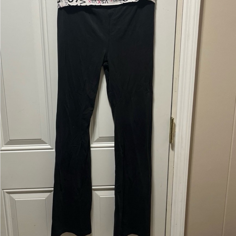 Vintage Victoria secret fold over flair leggings